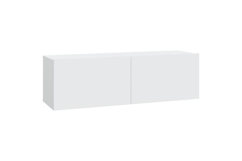 beBasic v�æghængte tv-skabe 2 stk. 100x30x30 cm konstrueret træ hvid - Hvid - Møbler - TV borde & mediemøbler - TV-borde