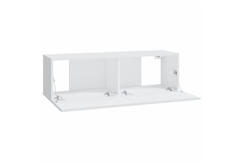 beBasic væghængte tv-skabe 2 stk. 100x30x30 cm konstrueret træ hvid - Hvid - Møbler - TV borde & mediemøbler - TV-borde