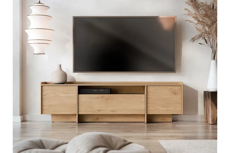 Bellia Tv-Skab 197x38 cm - Beige - Møbler - TV borde & mediemøbler - TV-skab