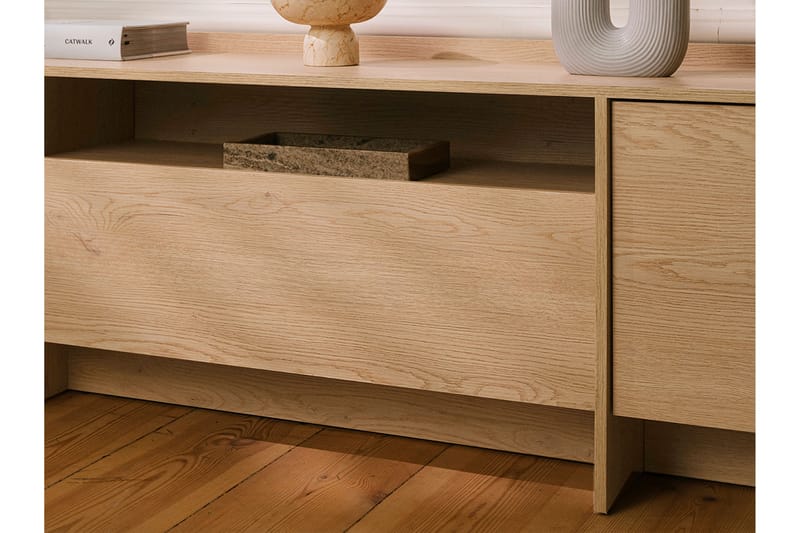 Bellia Tv-Skab 197x38 cm - Grå - Møbler - TV borde & mediemøbler - TV-skab