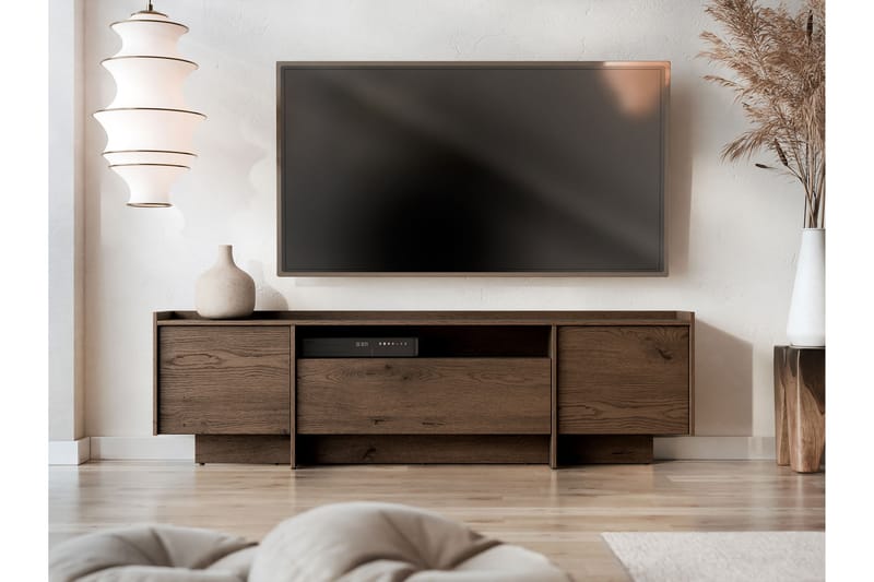 Bellia Tv-Skab 197x38 cm - Grå - Møbler - TV borde & mediemøbler - TV-skab