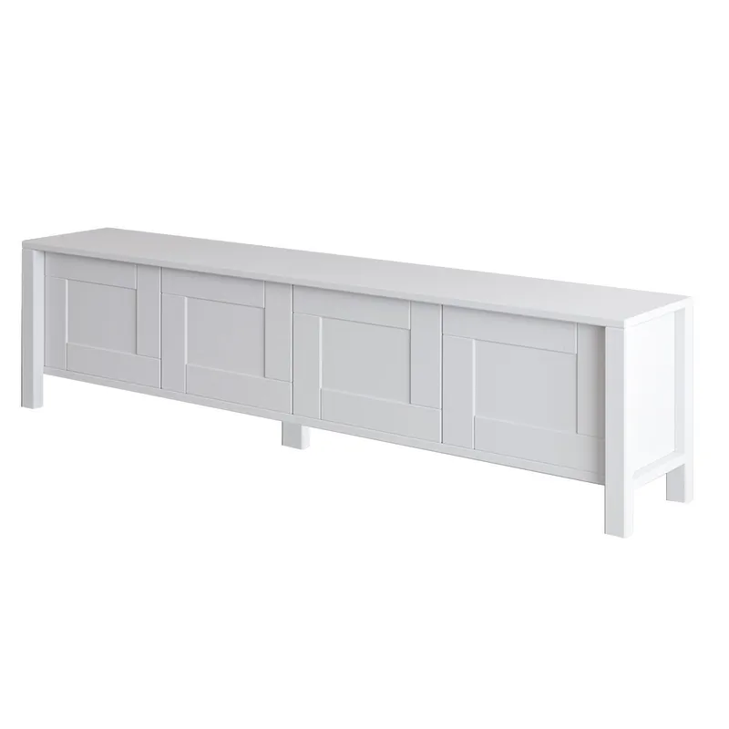 Belor TV-bænk 160x45x35 cm - Hvid - Møbler - TV borde & mediemøbler - TV-borde