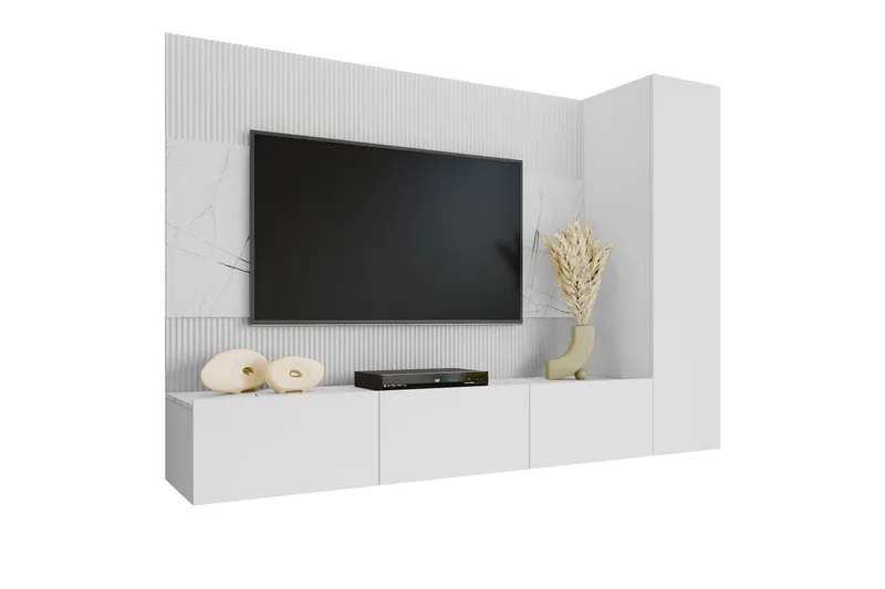 Bernice TV-skab 220x38 cm, Beige