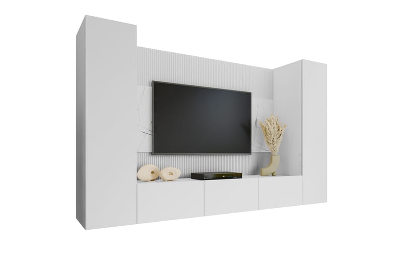 Bernice TV-skab 260x38 cm - Grøn - Møbler - TV borde & mediemøbler - TV-skab