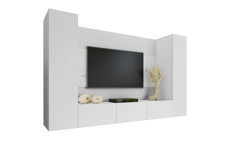 Bernice TV-skab 260x38 cm - Grøn - Møbler - TV borde & mediemøbler - Tv-møbelsæt