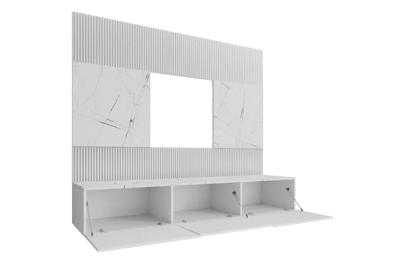 Bernice Tv-skab 38x150 cm - Sort - Møbler - TV borde & mediemøbler - Tv-møbelsæt