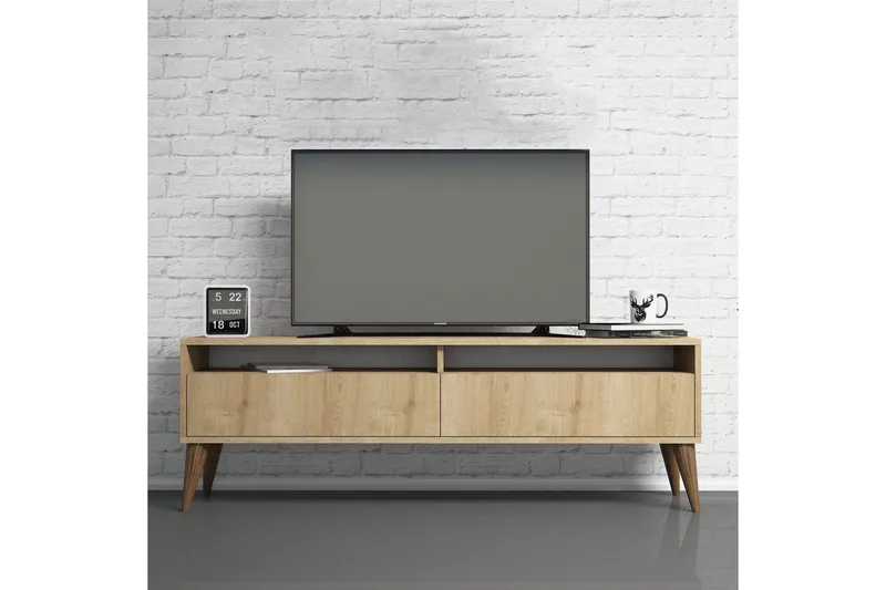 Bexheti TV-bænk 150 cm - Eg - Møbler - TV borde & mediemøbler - TV-borde