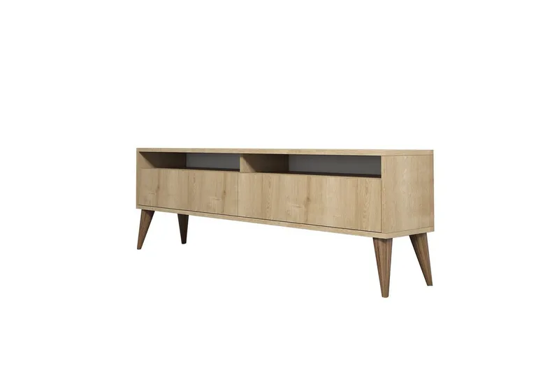 Bexheti TV-bænk 150 cm, Eg