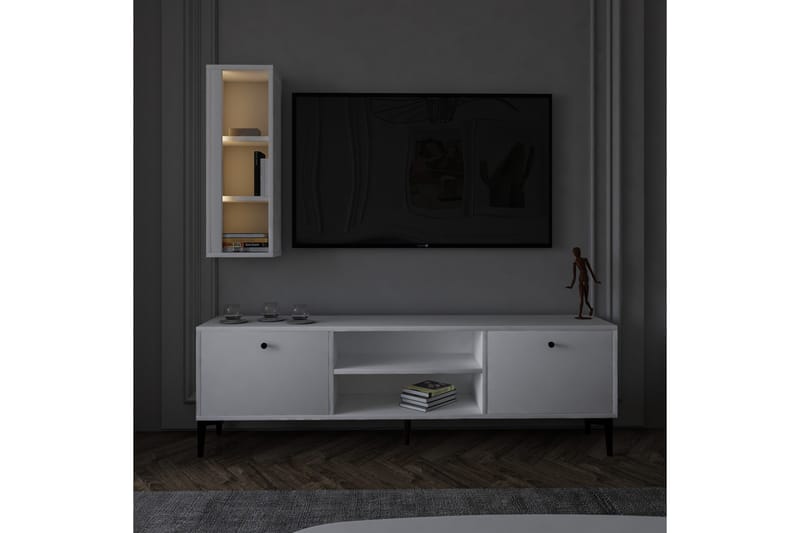 Bien Tv-bænk 150 cm - Hvid - Møbler - TV borde & mediemøbler - TV-borde