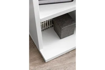 Bogreol 21 cm i Malet Træ - Hvid - Opbevaring - Hylder & Reoler - Bogreol