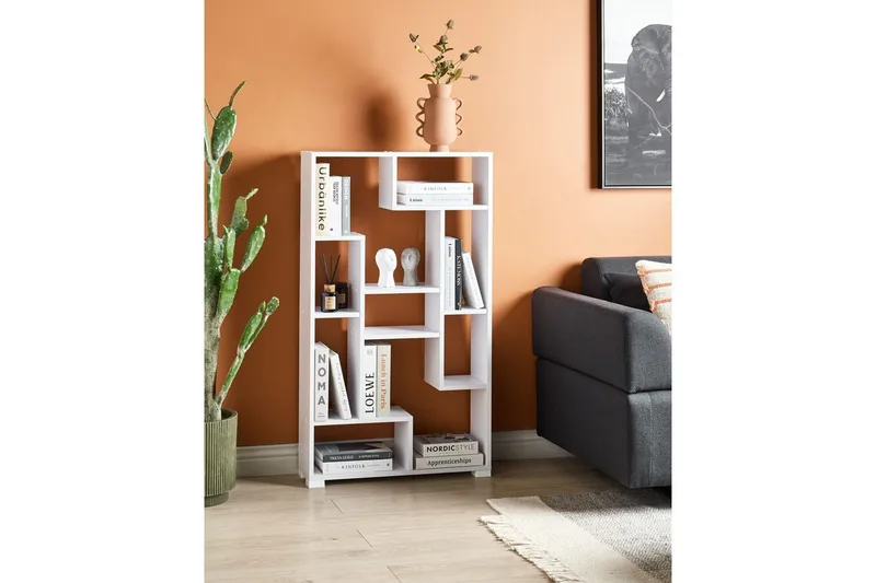 Bogreol Alma Hvid - Hvid - Opbevaring - Hylder & Reoler - Bogreol