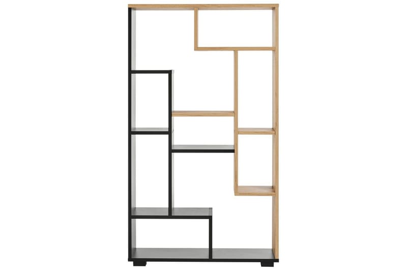 Bogreol Alma Lyst træ, sort - Lyst træ, sort - Opbevaring - Hylder & Reoler - Bogreol