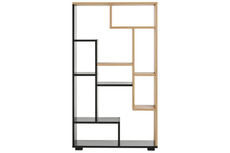 Bogreol Alma Lyst træ, sort - Lyst træ, sort - Møbler - TV borde & mediemøbler - CD/DVD/Blu Ray reol