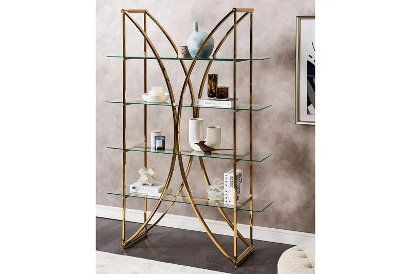 Bogreol Hollow Guld - Guld - Opbevaring - Hylder & Reoler - Bogreol