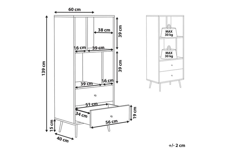 Bogreol Richmond - Opbevaring - Hylder & Reoler - Bogreol