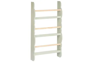 Bogreol Rigolet Grønt, lyst træ