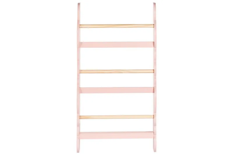 Bogreol Rigolet Rosa, lyst træ - Rosa, lyst træ - Møbler - Børnemøbler - Opbevaring børneværelse - Hylde børneværelse - Bogreol børn