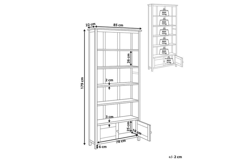 Bogreol Salton - Opbevaring - Hylder & Reoler - Bogreol