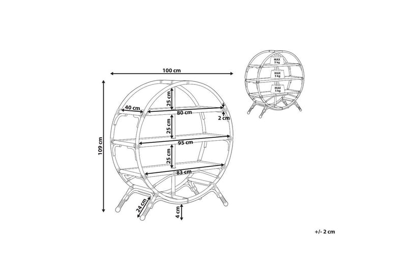 Bogreol Tuvalu Ii - Opbevaring - Hylder & Reoler - Bogreol