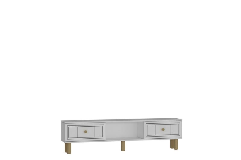 Bohem TV-bænk 150x30 cm - Hvid - Møbler - TV borde & mediemøbler - Mediestativ & vægbeslag