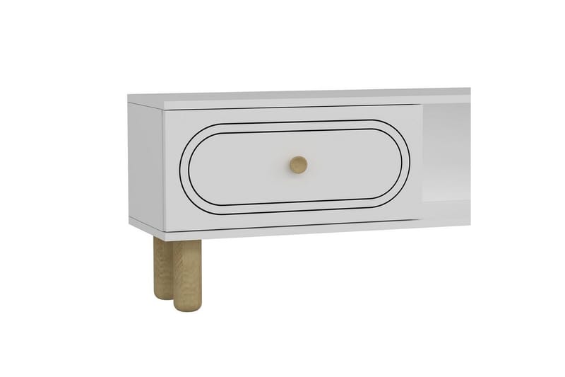 Bohem TV-bænk 150x83 cm - Hvid - Møbler - TV borde & mediemøbler - Mediestativ & vægbeslag