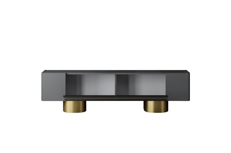 Bohemian TV-bænk 180 cm - Guld/Antracit - Møbler - TV borde & mediemøbler - TV-borde