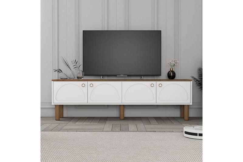 Bohemian TV-bænk 180 cm - Hvid - Møbler - TV borde & mediemøbler - TV-borde