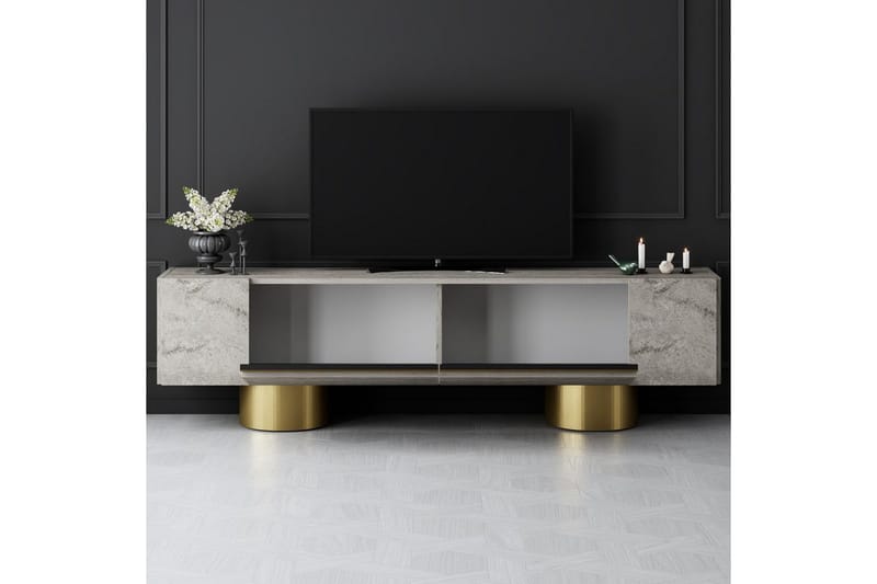 Bohemian TV-bænk 180 cm - Multifarvet - Møbler - TV borde & mediemøbler - TV-borde