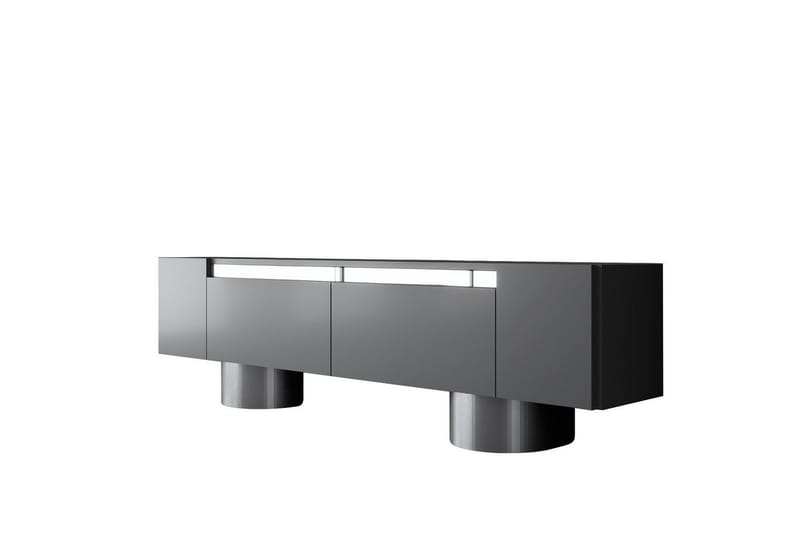 Bohemian TV-bænk 180 cm - Sølv/Antracit - Møbler - TV borde & mediemøbler - TV-borde