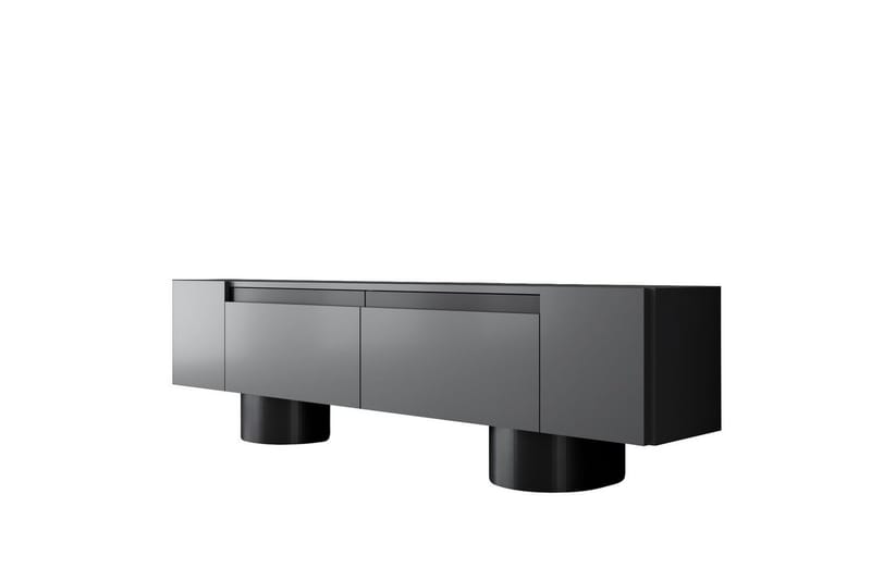 Bohemian TV-bænk 180 cm - Sort/Antracit - Møbler - TV borde & mediemøbler - TV-borde