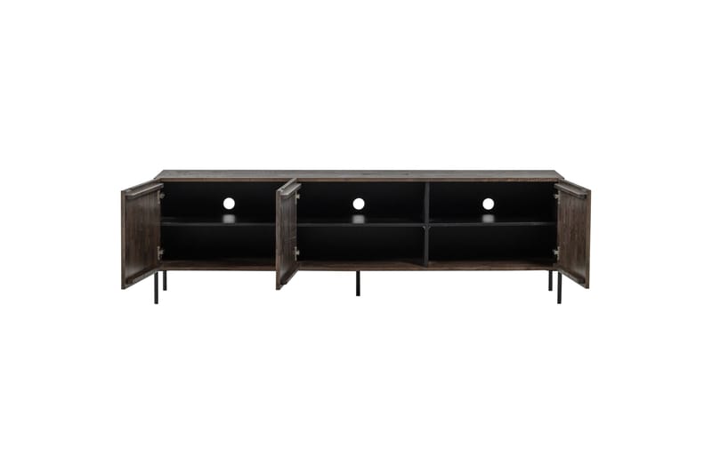 Bono Gulvstående Tv-bord 180 cm med Opbevaring i Ask - Brun - Møbler - TV borde & mediemøbler - TV-borde
