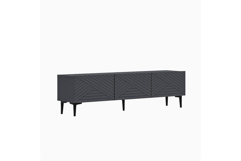 Botswana TV-bord 160 cm - Antracit - Møbler - TV borde & mediemøbler - TV-borde