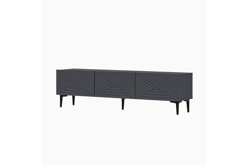 Botswana TV-bord 160 cm - Antracit - Møbler - TV borde & mediemøbler - TV-borde