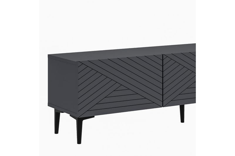 Botswana TV-bord 160 cm - Antracit - Møbler - TV borde & mediemøbler - TV-borde