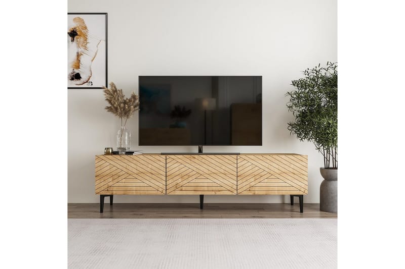 Botswana TV-bord 160 cm - Nature - Møbler - TV borde & mediemøbler - TV-borde