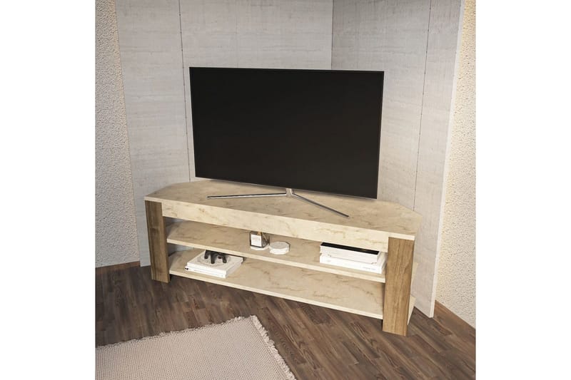 Bralyn TV-bænk 120 cm - Hvid/Eg - Møbler - TV borde & mediemøbler - TV-borde