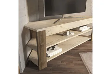 Bralyn TV-bænk 120 cm - Hvid/Eg - Møbler - TV borde & mediemøbler - TV-borde