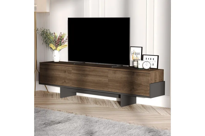 Brin Tv-bænk 180 cm - Brun/Sort - Møbler - TV borde & mediemøbler - TV-borde