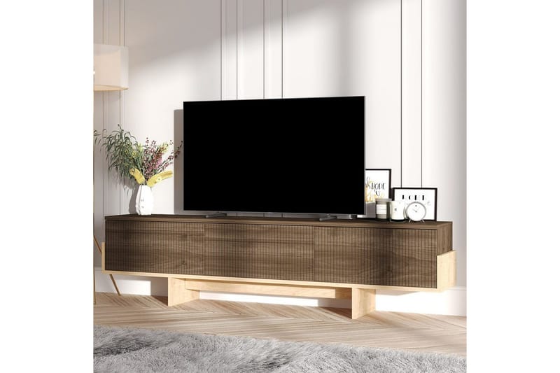 Brin Tv-bænk 180 cm - Natur/Brun - Møbler - TV borde & mediemøbler - TV-borde