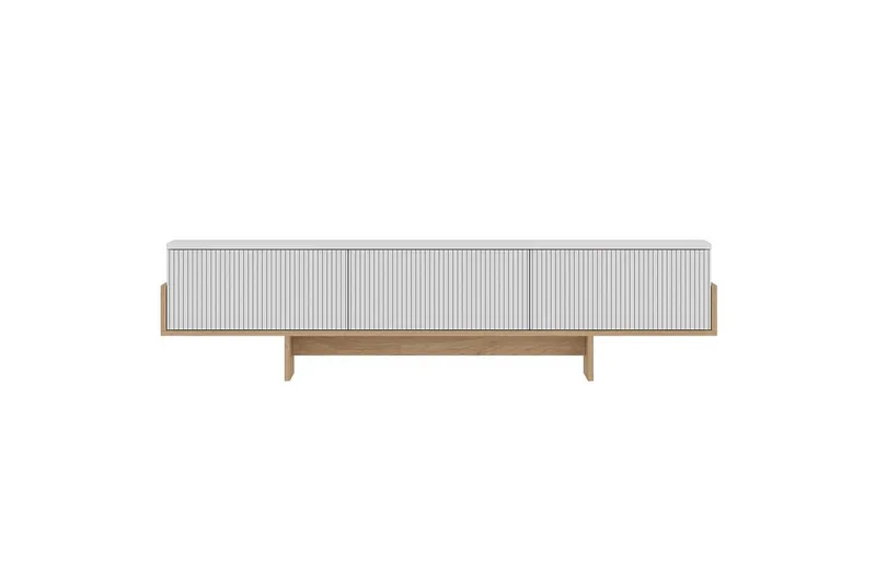 Brin Tv-bænk 180 cm - Natur/Hvid - Møbler - TV borde & mediemøbler - TV-borde