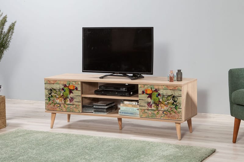 Brokind TV-Bord 140 cm - Brun - Møbler - TV borde & mediemøbler - TV-borde