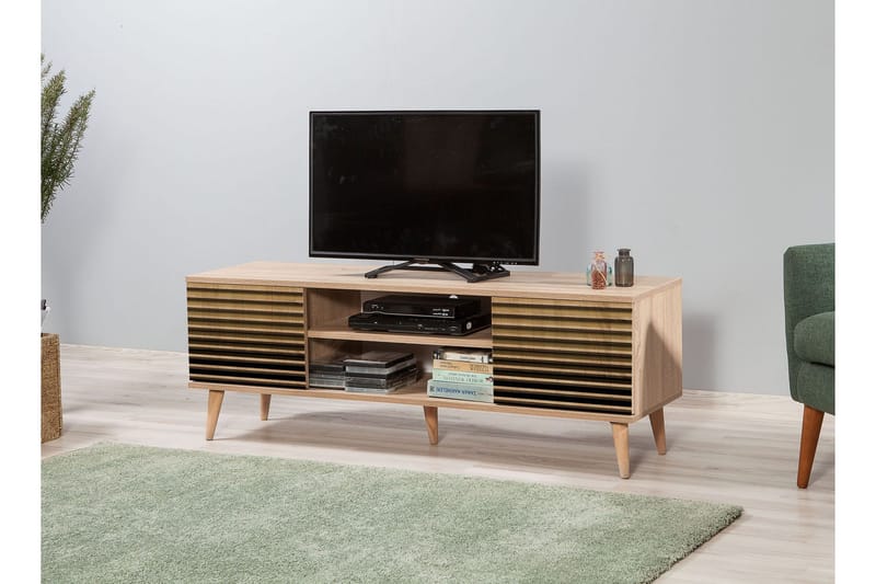 Brokind TV-Bord 140 cm - Brun - Møbler - TV borde & mediemøbler - TV-borde