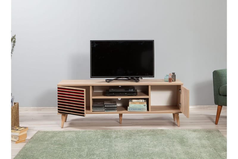 Brokind TV-Bord 140 cm - Brun - Møbler - TV borde & mediemøbler - TV-borde