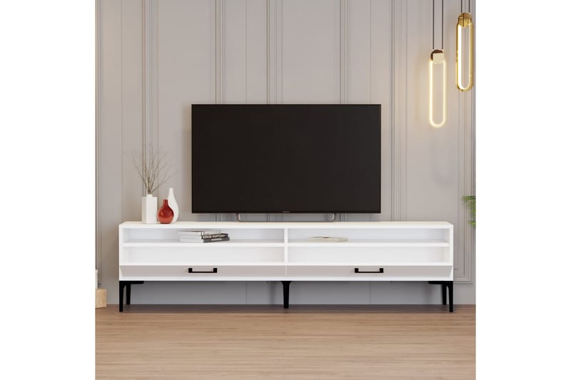 Brutorp Tv-bænk 180 cm - Hvid - Møbler - TV borde & mediemøbler - TV-borde