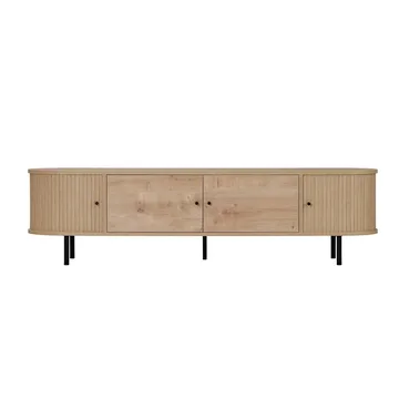 Bryric TV-bænk 180 cm - Sapphire Oak/Sort - Møbler - TV borde & mediemøbler - TV-borde