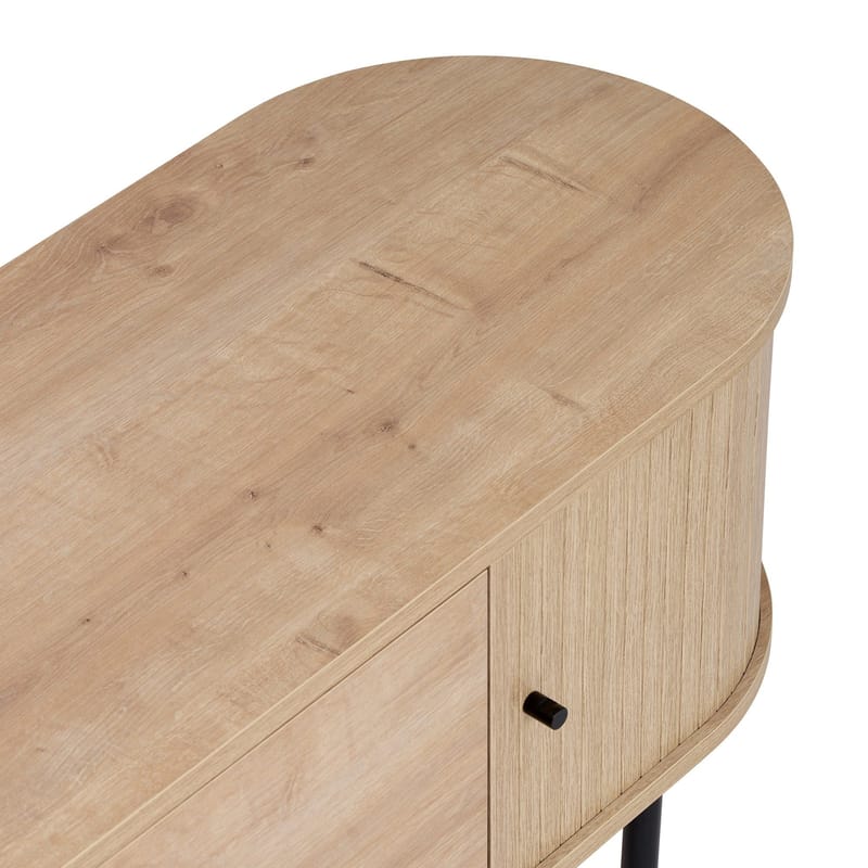 Bryric TV-bænk 180 cm - Sapphire Oak/Sort - Møbler - TV borde & mediemøbler - TV-borde