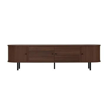 Bryric TV-bænk 180 cm - Valnød/Sort - Møbler - TV borde & mediemøbler - TV-borde