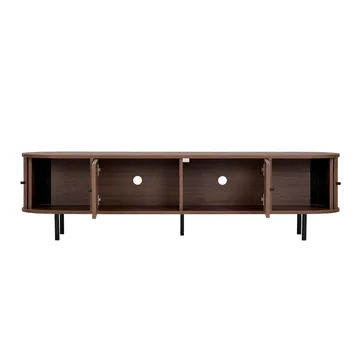 Bryric TV-bænk 180 cm - Valnød/Sort - Møbler - TV borde & mediemøbler - TV-borde
