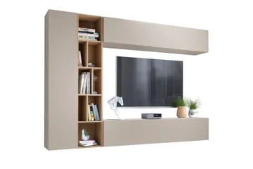Bulet TV-møbelsæt 224x33 cm - Beige - Møbler - TV borde & mediemøbler - Tv-møbelsæt
