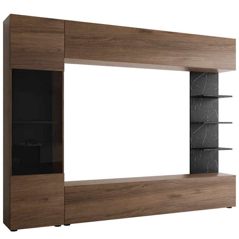 Bunda TV-vægenhed 250 cm, brun